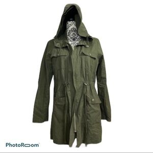 Army green cargo jacket